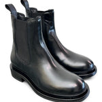 Beatles pelle nera suola Mjus<BR/> 
