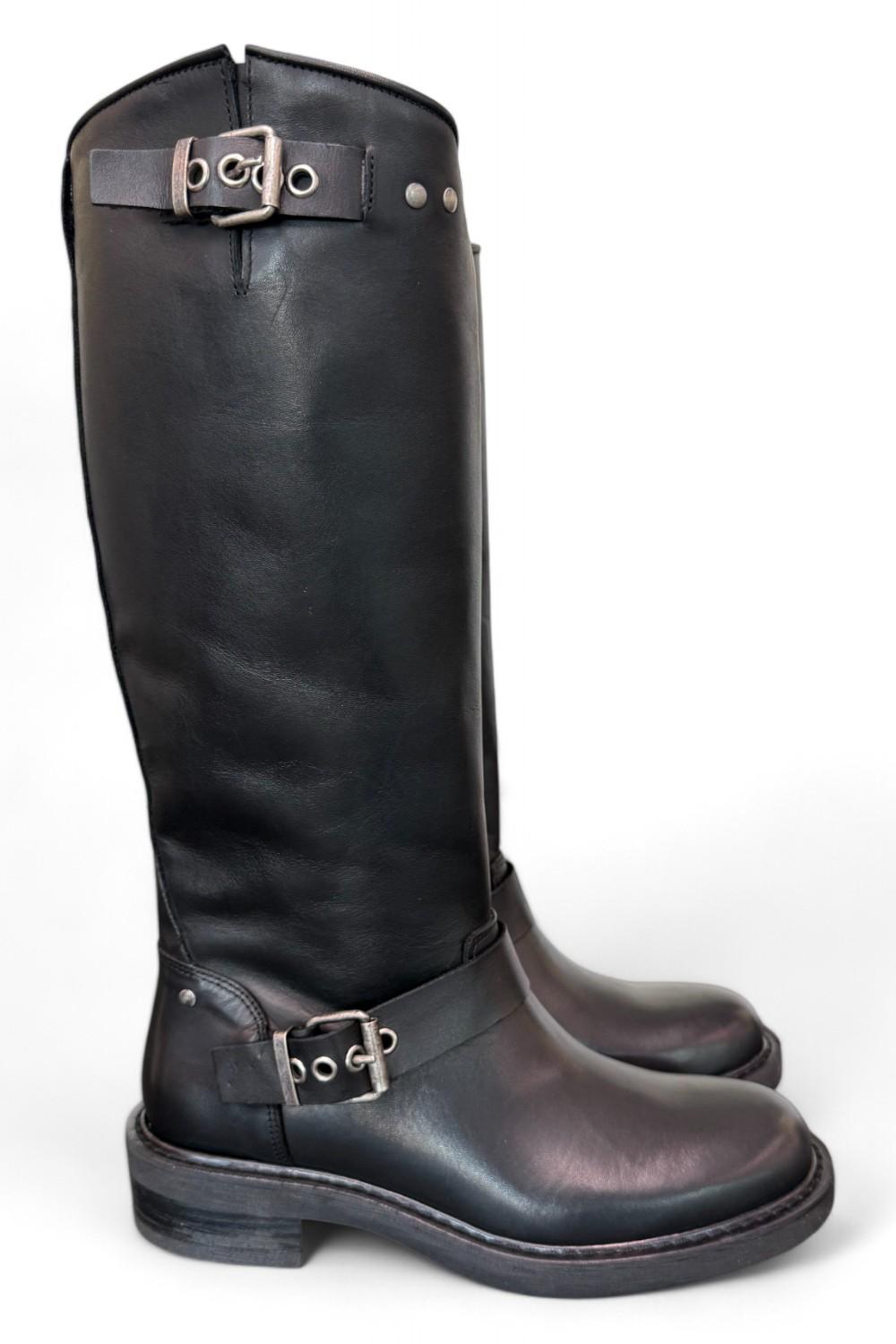 Stivale biker nero Metisse <BR/> 