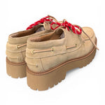 Scarpa barca XL suede beige Antica Bottega<BR/> 
