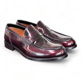 Mocassino spazzolato bordeaux Franco Fedele 