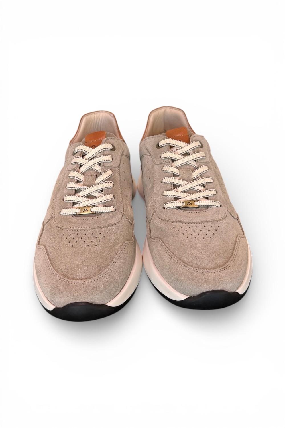 Sneaker run suede taupe Ambitious 