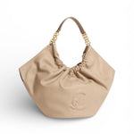 Borsa Smash medium chain pelle sand Coccinelle 