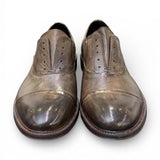 Scarpa no-laces pelle testa di moro Pawelks <BR/> 