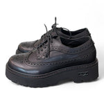 Scarpa francesina imperiale nera  Slash Cult 