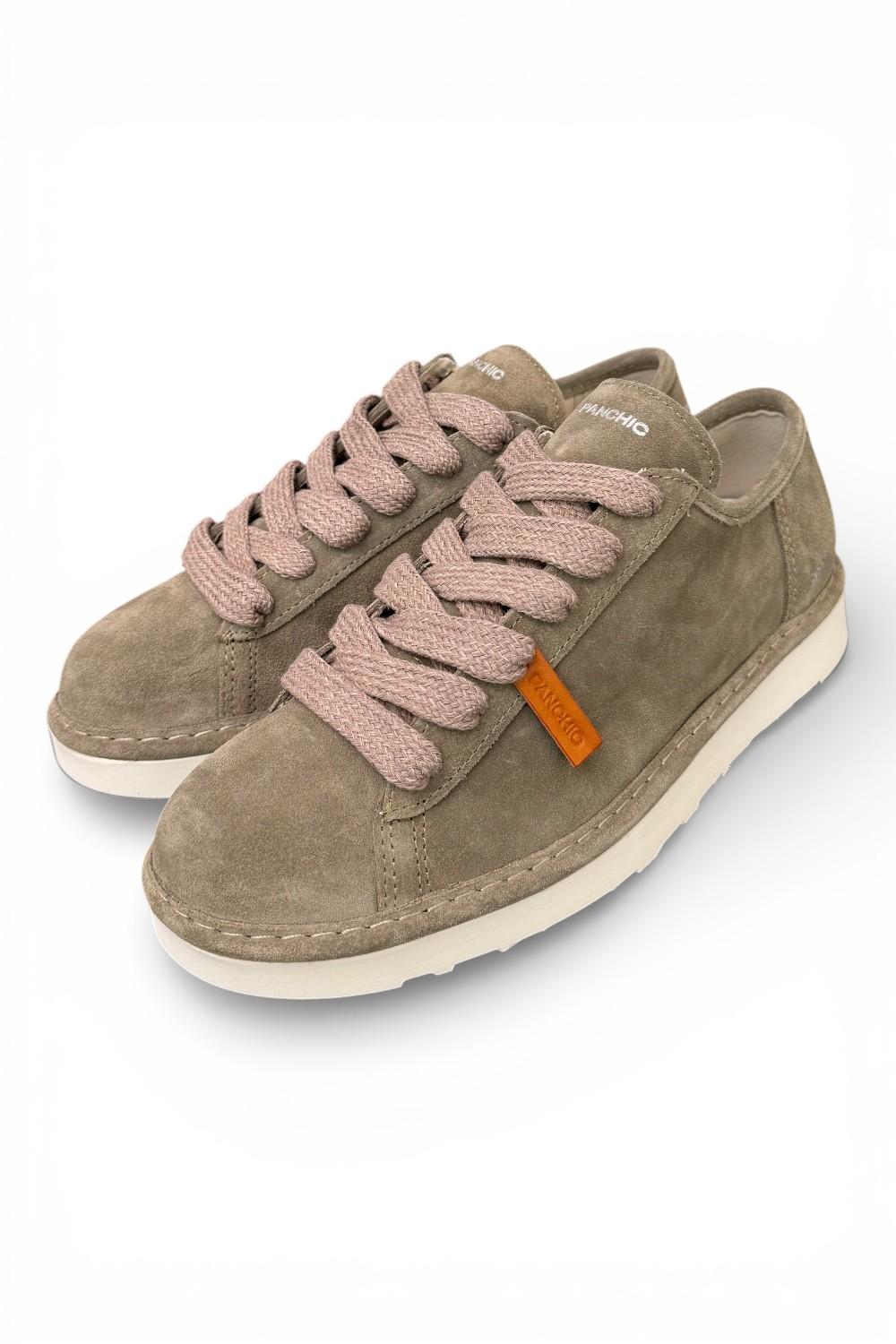 Allacciato uomo Panchic P01 suede khaki 