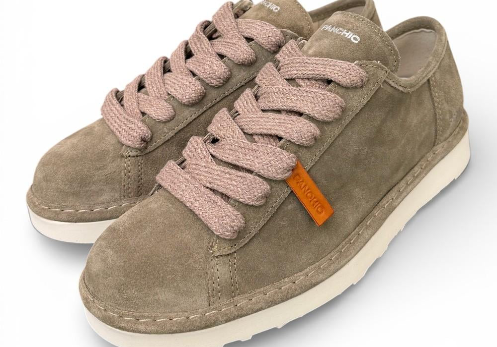 Allacciato uomo Panchic P01 suede khaki 