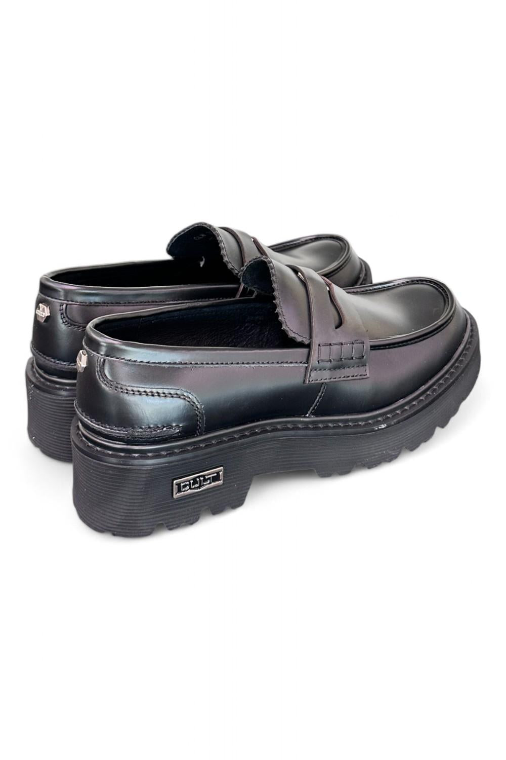 Mocassino penny gomma nero Cult 