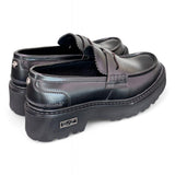 Mocassino penny gomma nero Cult 