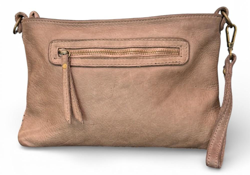 Borsina tracolla intreccio vintage taupe 