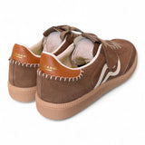 Sneaker uomo low suede cuoio Primabase <BR/> 