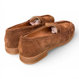 Mocassino donna suede cioccolato Studiouno 