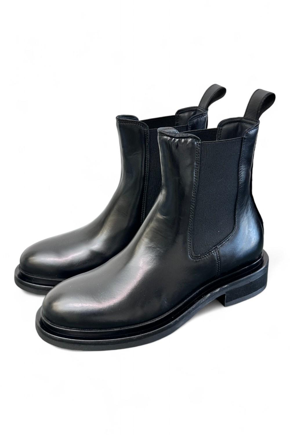 Beatles pelle nera suola Mjus<BR/> 