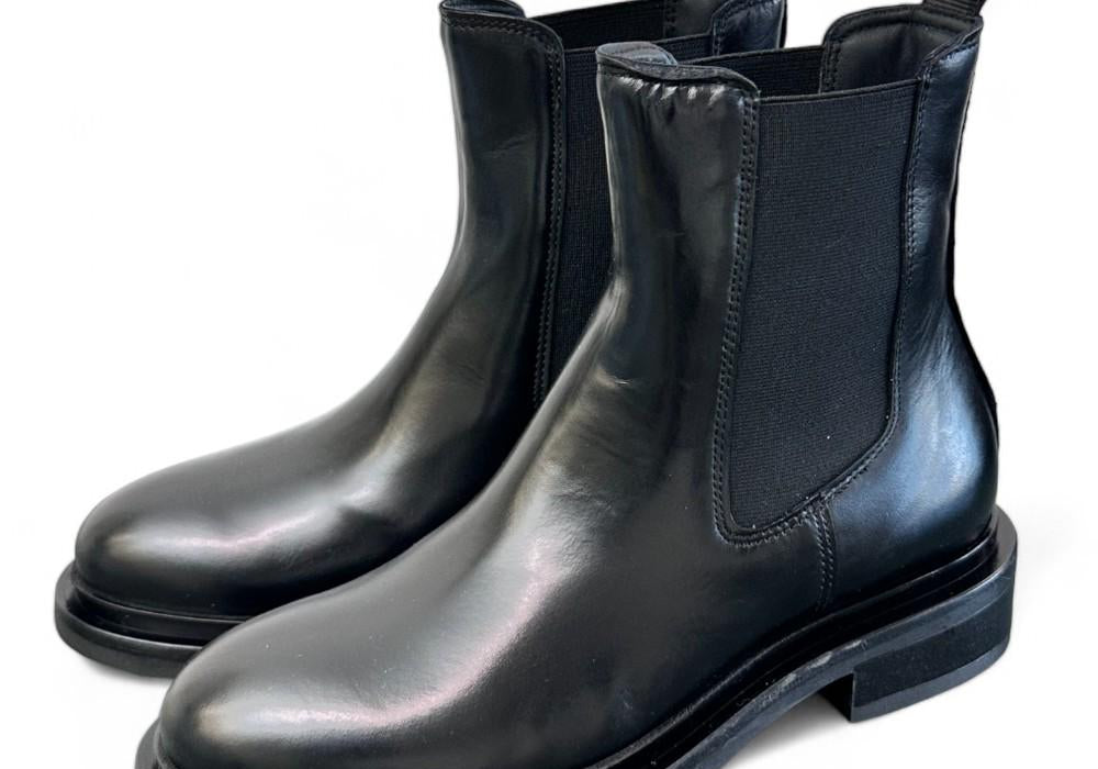 Beatles pelle nera suola Mjus<BR/> 