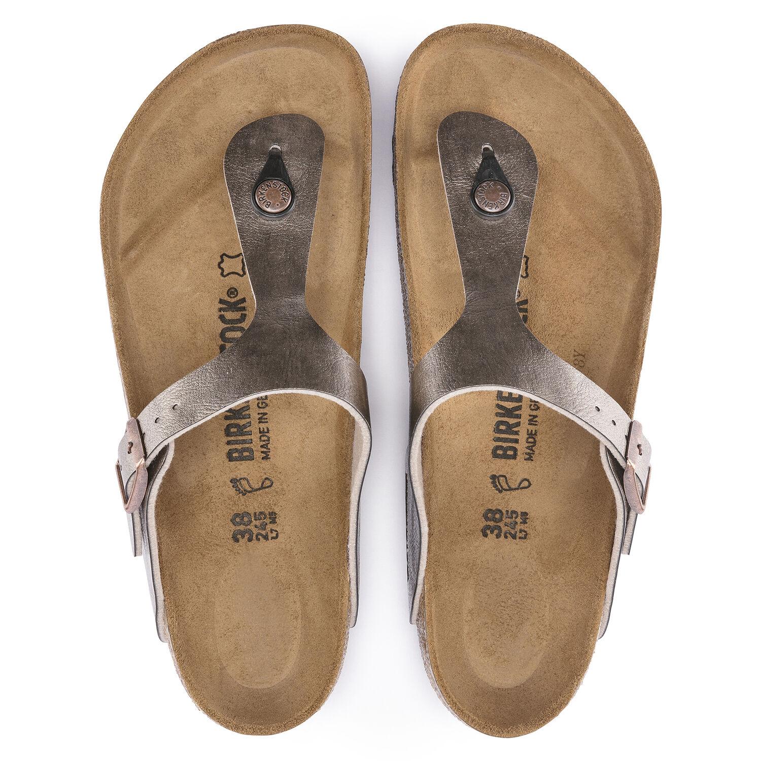 Ciabatta infradito Gizeh bronzo birko flor Birkenstock 