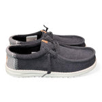 Sneaker uomo wally Juta grey black Hey Dude<BR/> 
