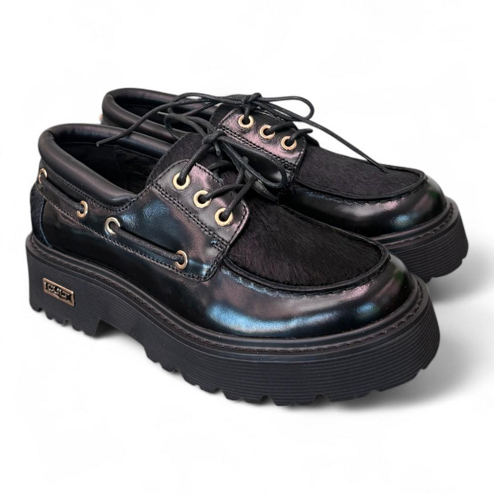 Scarpa barca nera  Slash Cult 