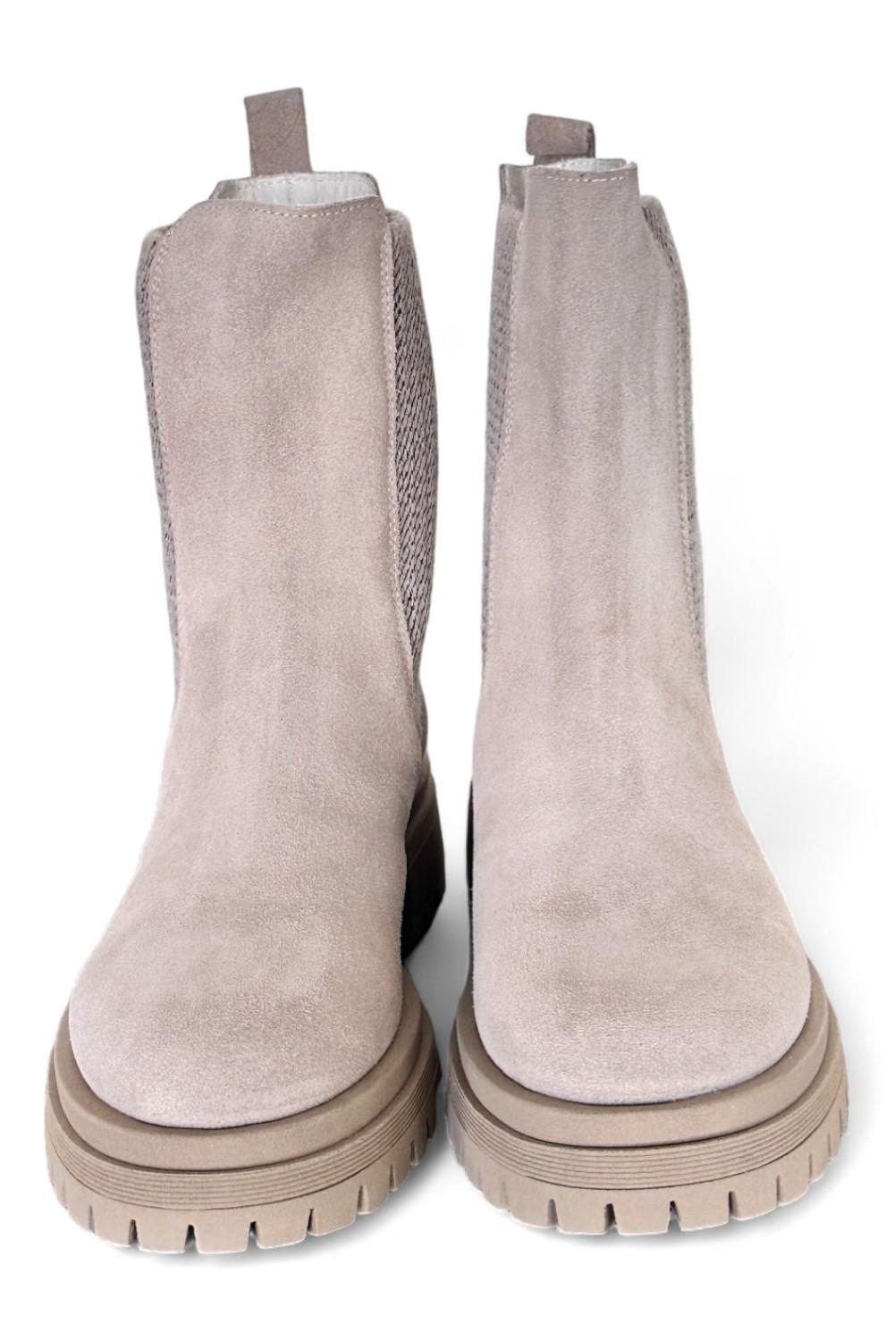 Beatles suede tortora Crown<BR/> 