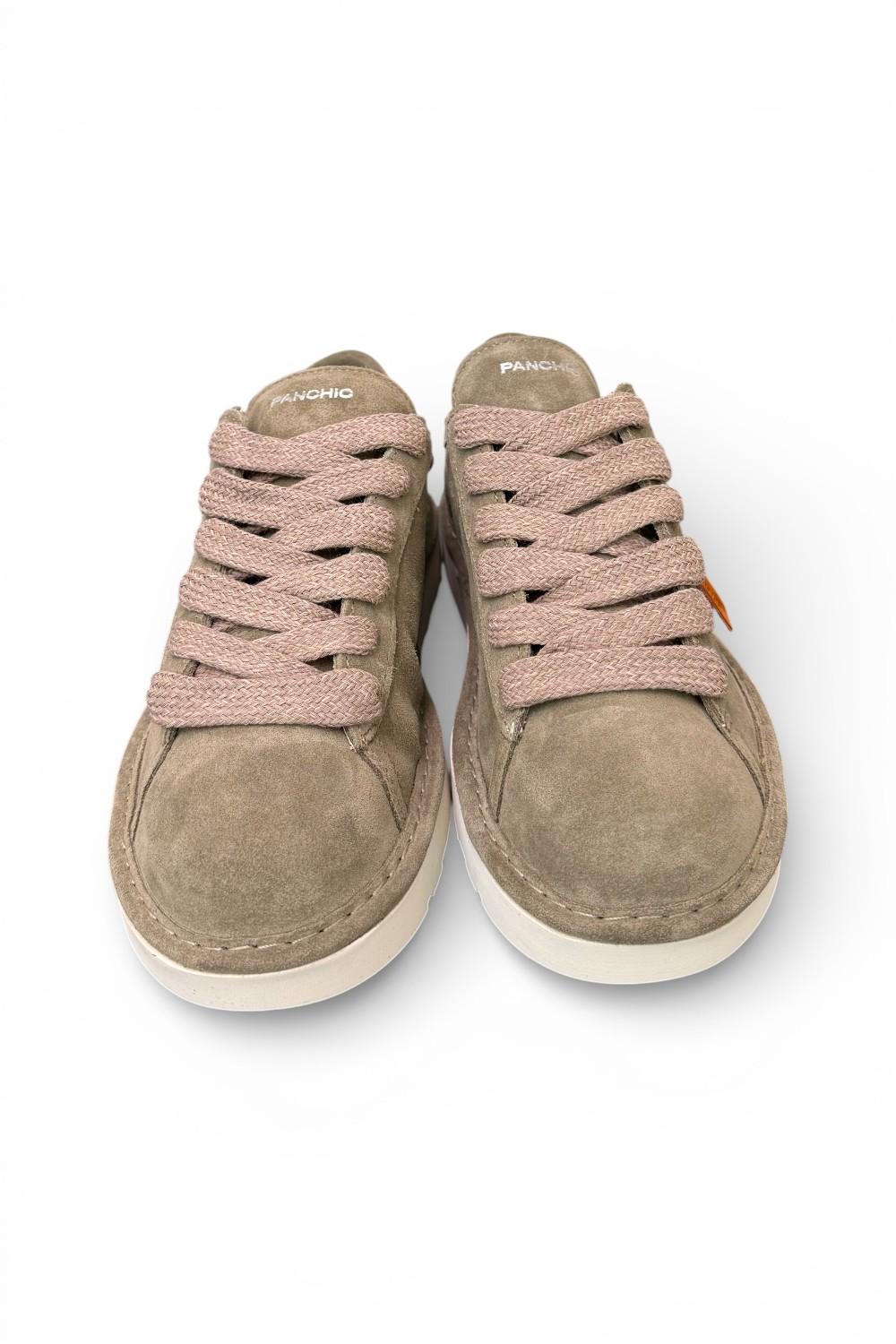 Allacciato uomo Panchic P01 suede khaki 