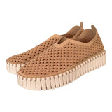 Scarpa traforata platform beige Ilse Jacobsen<BR/> 