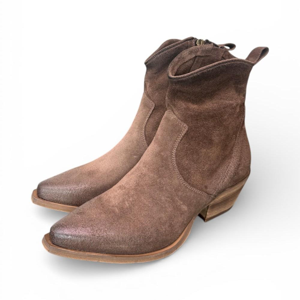 Stivaletto texano suede mustang Metisse<BR/> 