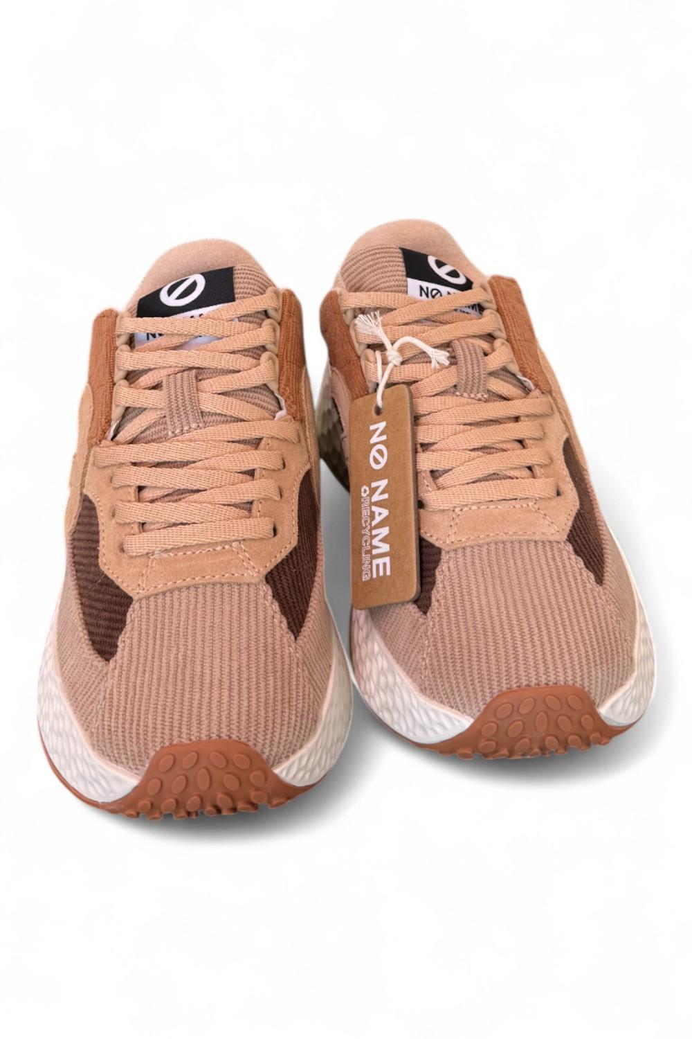 Sneaker donna Carter No Name velluto multicolor marrone 