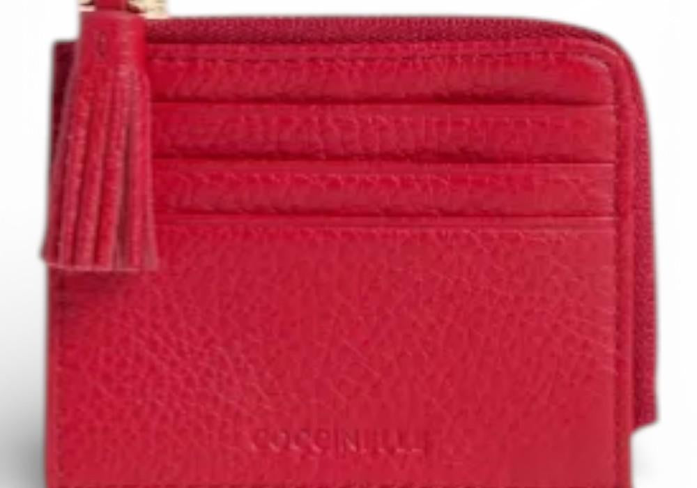 P.foglio p.carte piccolo Tassel Scarlet Coccinelle 