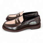 Mocassino abrasivato marrone crema Anima 