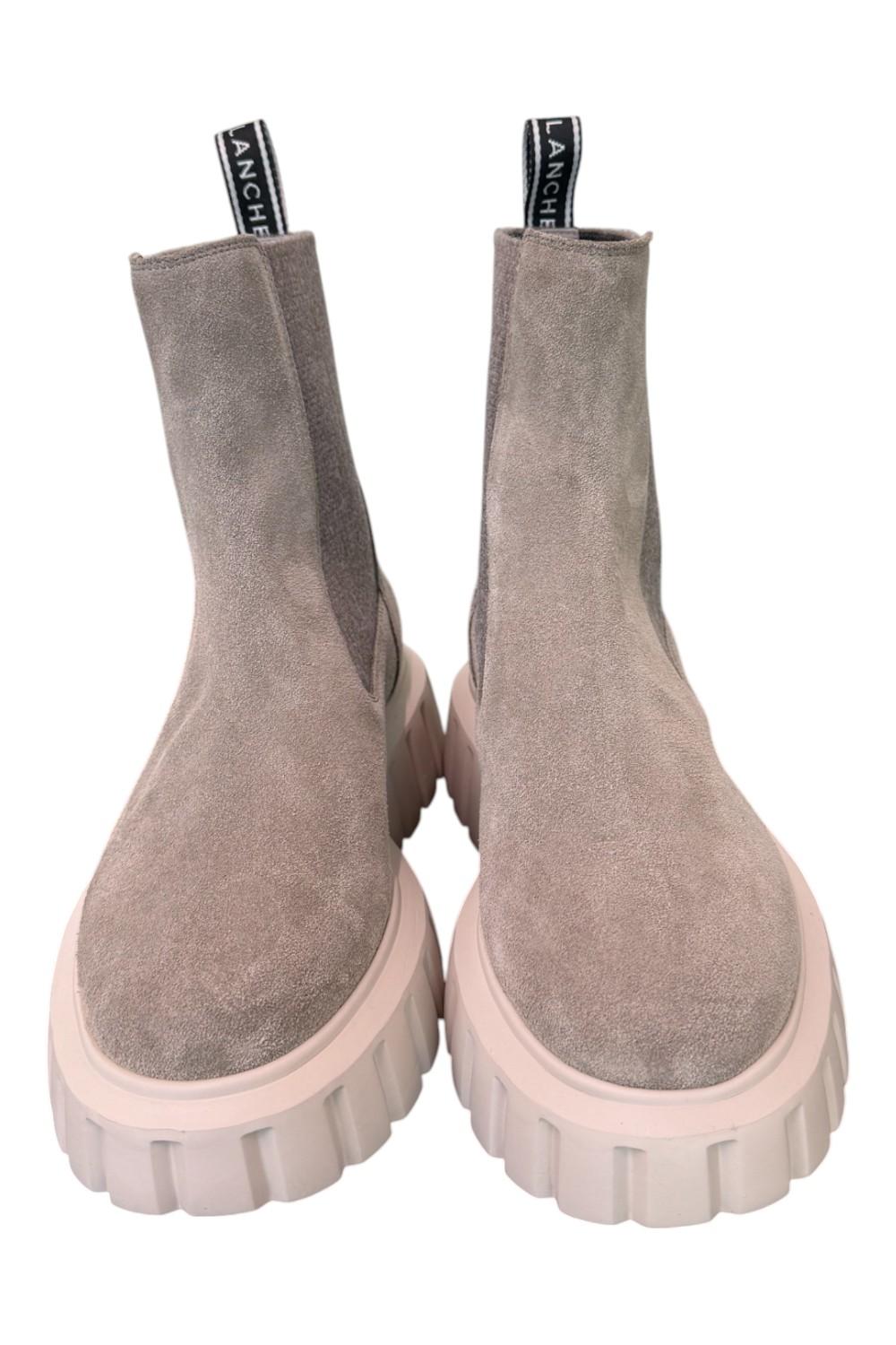 Beatles Grenelle Voile Blanche suede grigio 