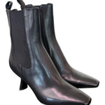 Stivaletto beatles T60 pelle nera Elisa Lanci<BR/> 