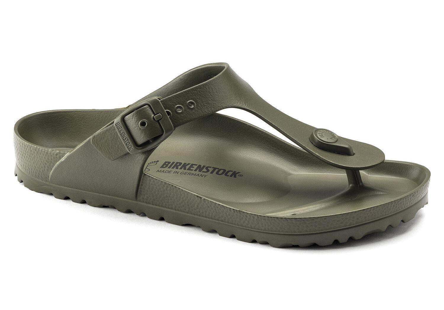 Ciabatta infradito Gizeh verde Eva Birkenstock uomo 1019143 