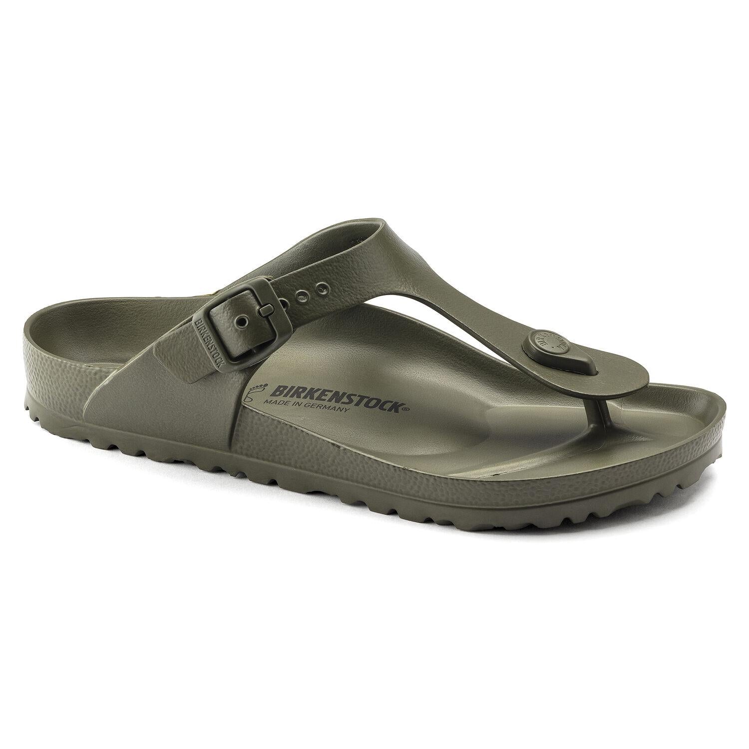 Ciabatta infradito Gizeh verde Eva Birkenstock uomo 1019143 