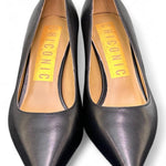 Decolté vitello nero tacco grosso CHICONIC<BR/> 