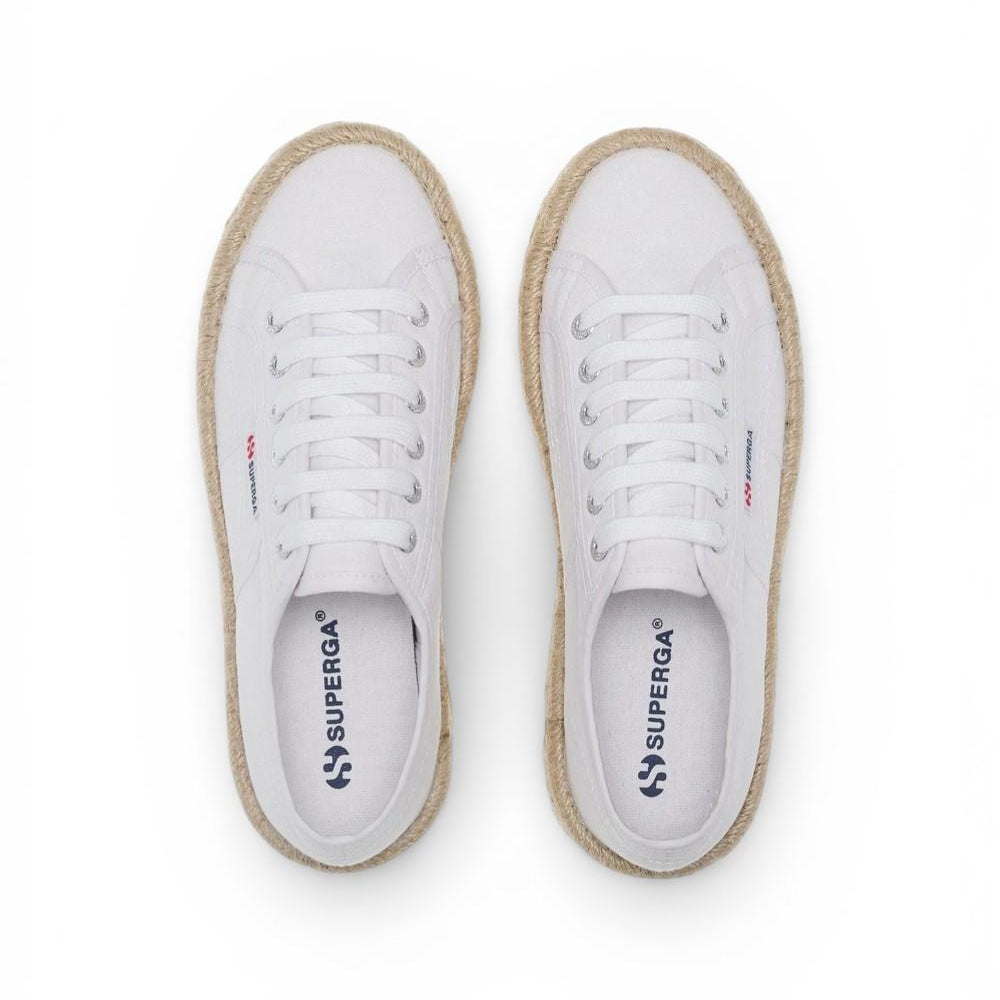 Sneaker Superga 2740 Platform cotton stone wash rope 