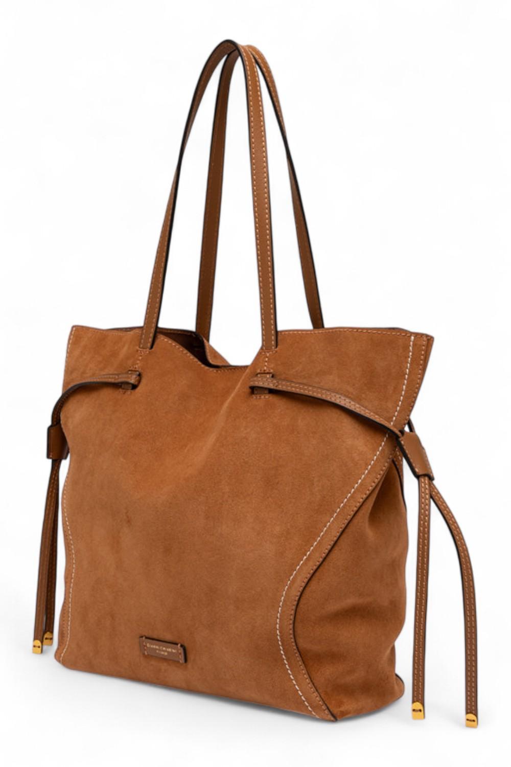 Shopping Violette suede caramel Gianni Chiarini<BR/> 
