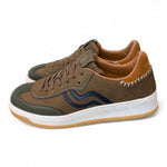 Sneaker uomo Hi suede verde Primabase <BR/> 