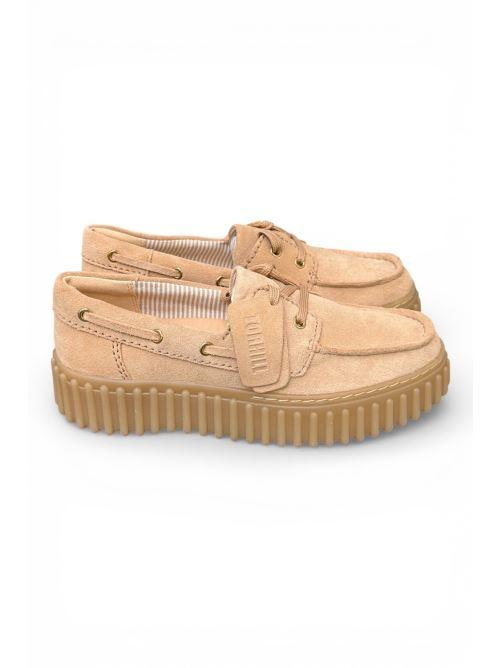 Barca Clarks Boat Cleyhill Torhill suede beige 