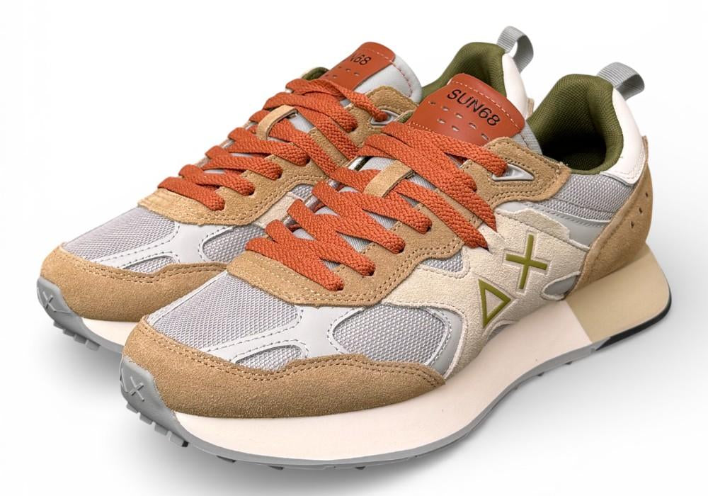 Sneaker uomo Sun 68 Jaki Outdoor beige 