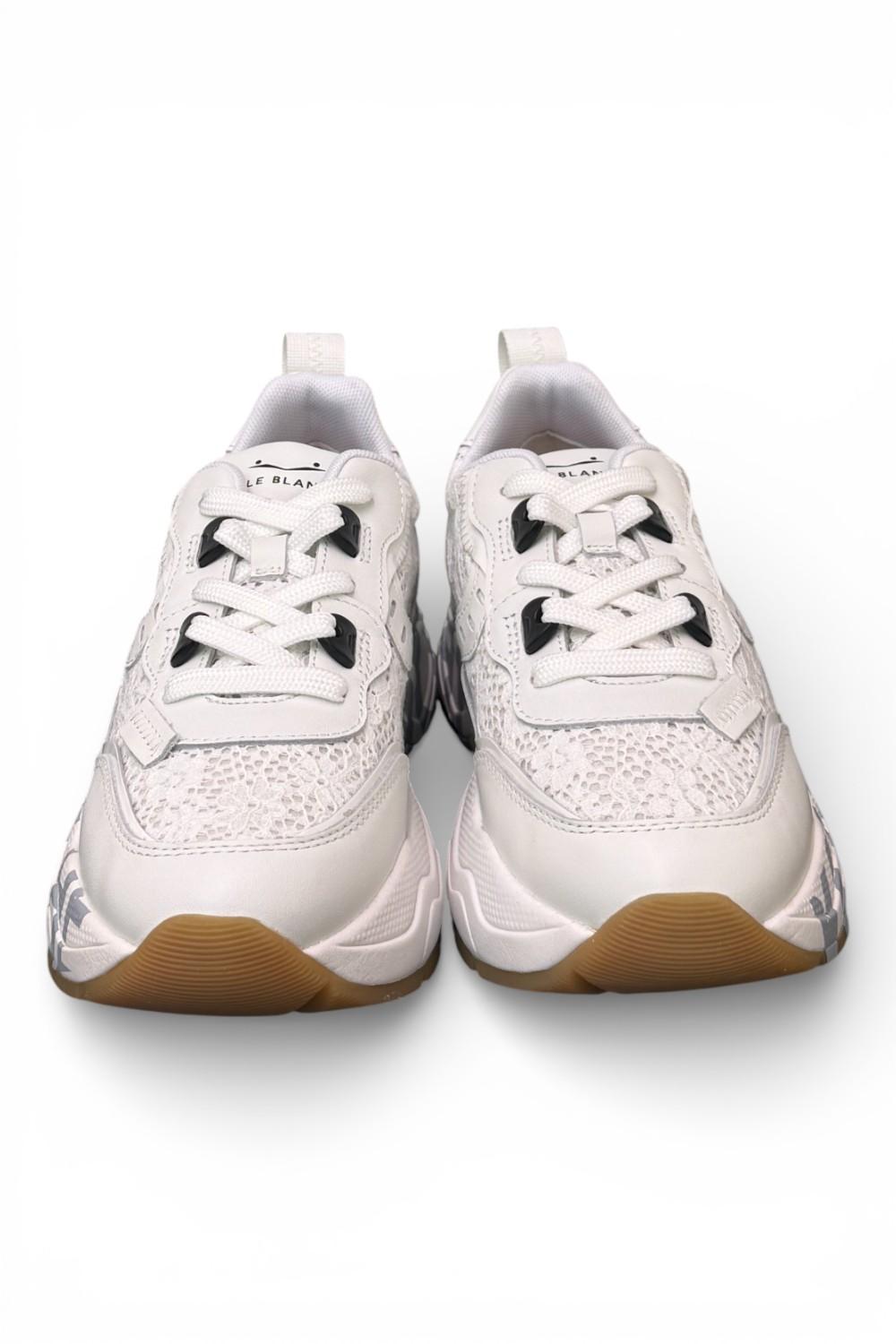Sneaker donna Voile Blanche Club 105 bianca pizzo ON07 