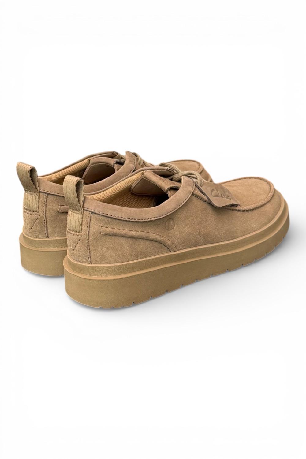Scarpa uomo Polden Moc sabbia Clarks<BR/> 