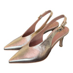 Slingback pelle platino Ranye T70<BR/> 