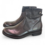 Stivaletto zip pelle nera Pawelks 