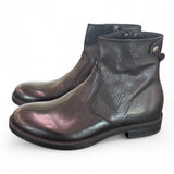 Stivaletto zip pelle nera Pawelks 