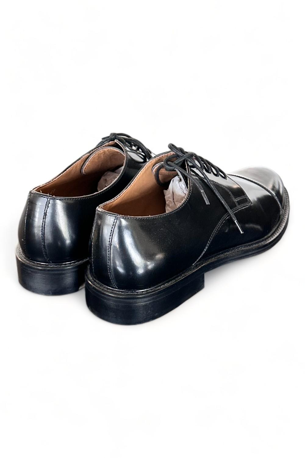 Scarpa uomo derby puntale nero Franco Fedele 