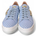 Sneaker Stokton Diva nappa celeste 
