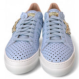 Sneaker Stokton Diva nappa celeste 