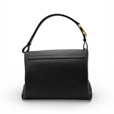 Postino Cecile pelle nera Gianni Chiarini<BR/> 