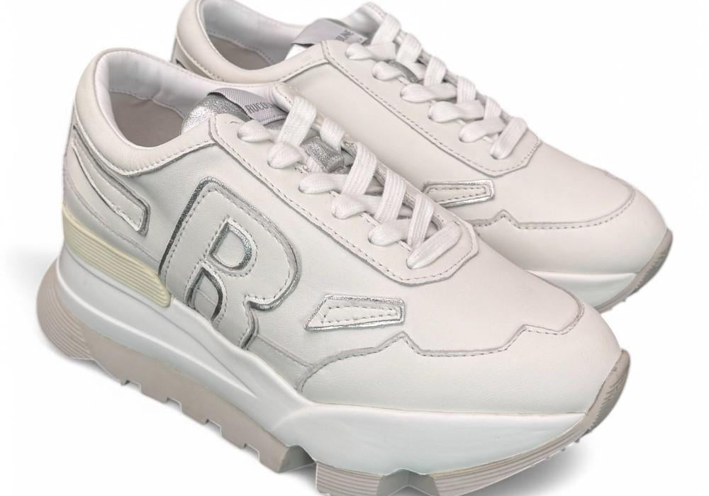 Sneaker donna Rucoline bianca argento 