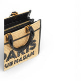 Shopping Iconique Tote mini Straw  beige black rafia Rue Madam 