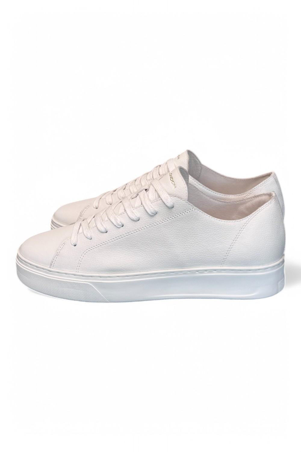 Sneaker uomo RAW CUT TOTAL WHITE Crime taglio vivo bianco 