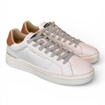 Sneaker pelle bianca cuoio XL Crime London 